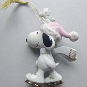 Lenox Christmas Ornament Snoopy On Skates